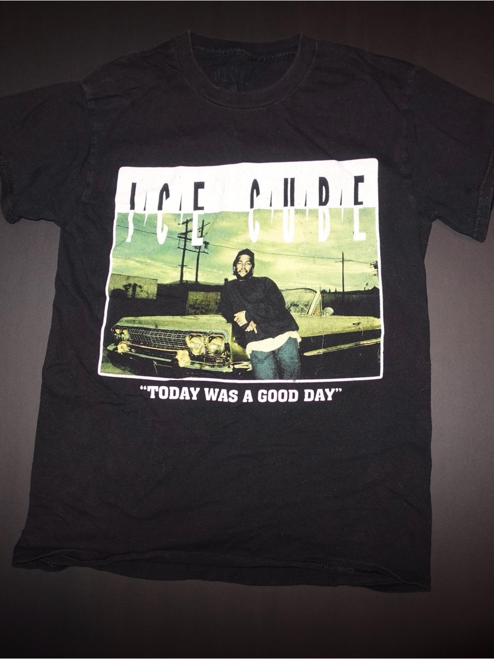 Ice Cube 'Today Was a Good Day' Black Graphic Tee